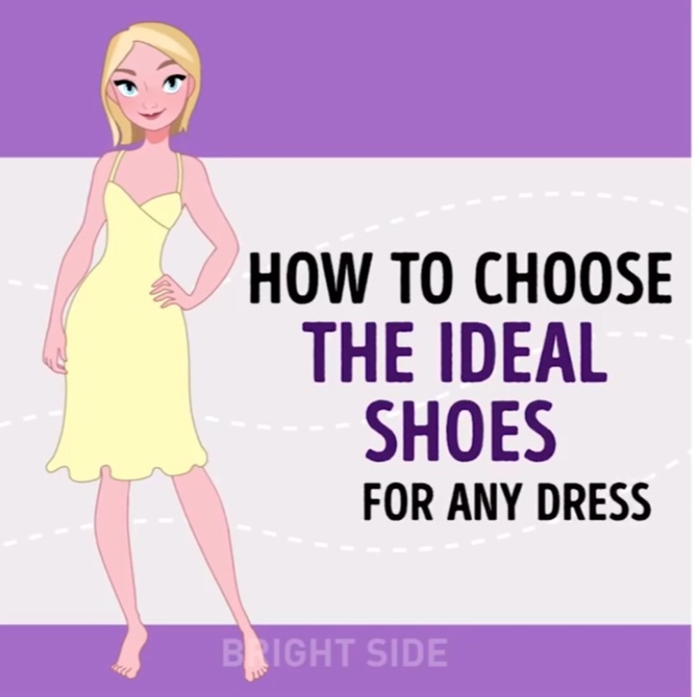 How to choose the ideal shoes for any dress part 1